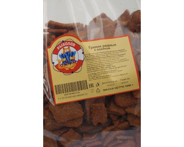 Гренки ржаные с аджикой