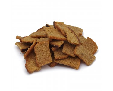 Гренки ржаные с холодец с хреном