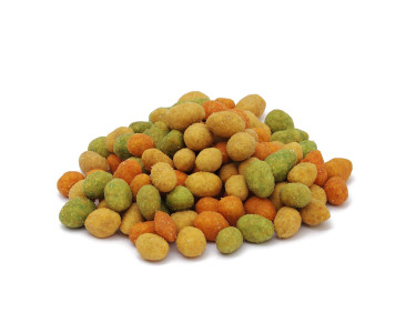 Смесь арахиса в хрустящих корочках со вкусами (сыра,бекона,васаби)